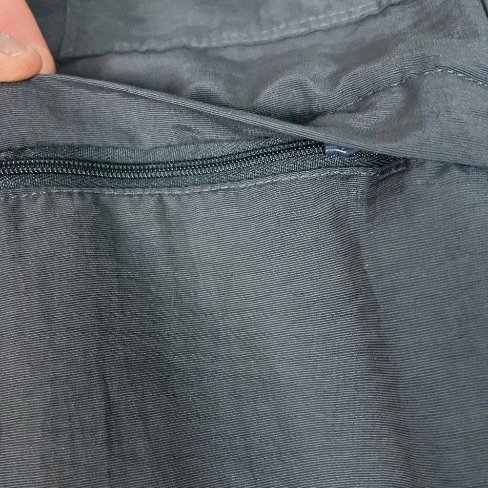 North Face Pants Womens Large Gray Cargo Hiking Travel Pockets Gorp Convertable